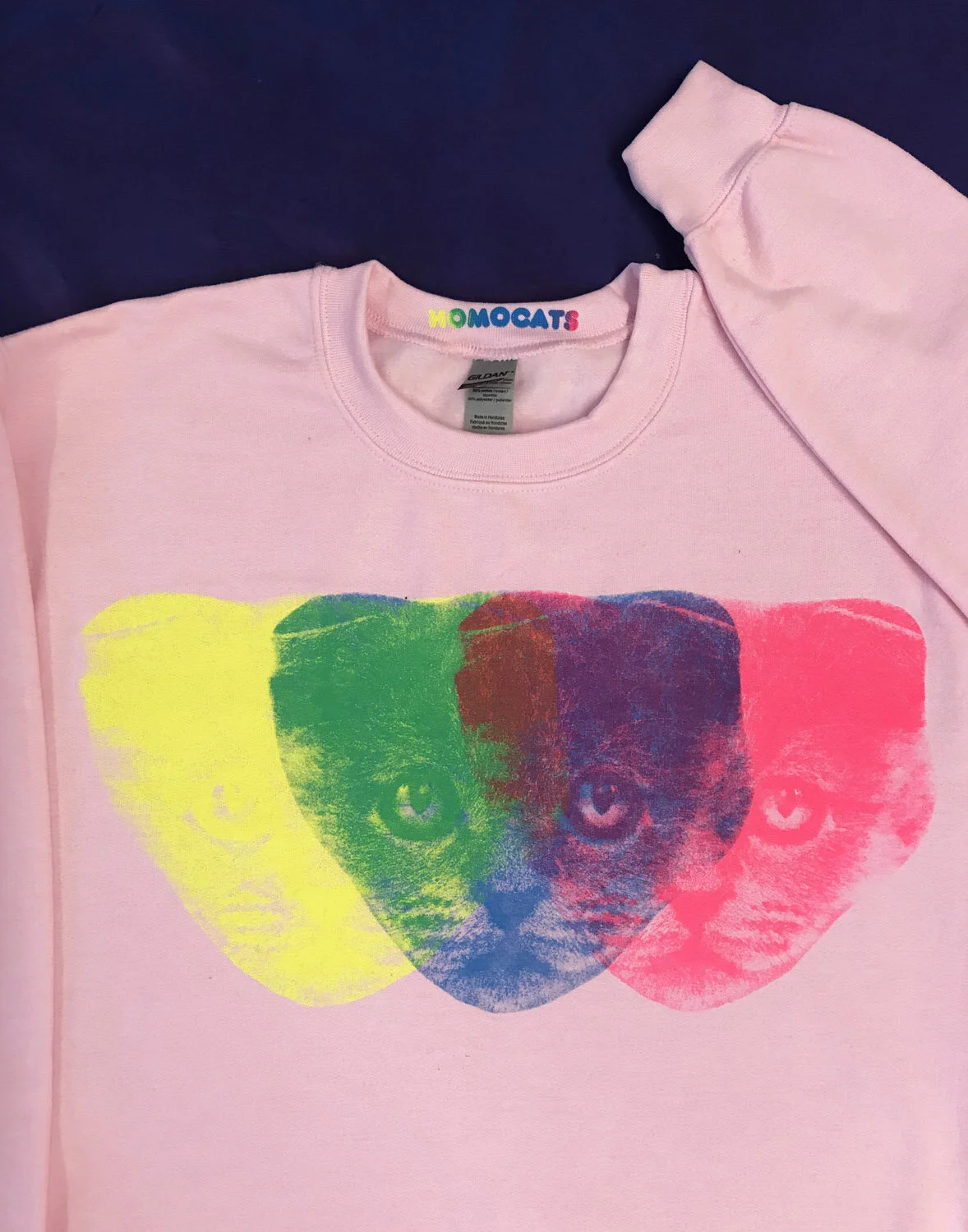Tri color on sale sweatshirt